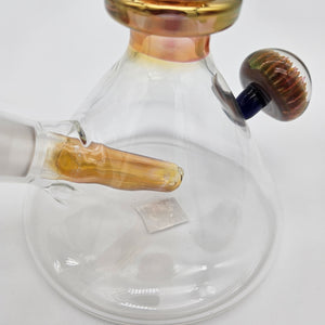 FireStarter Glass x Morningstar Glass Triple Maria Fumed beaker