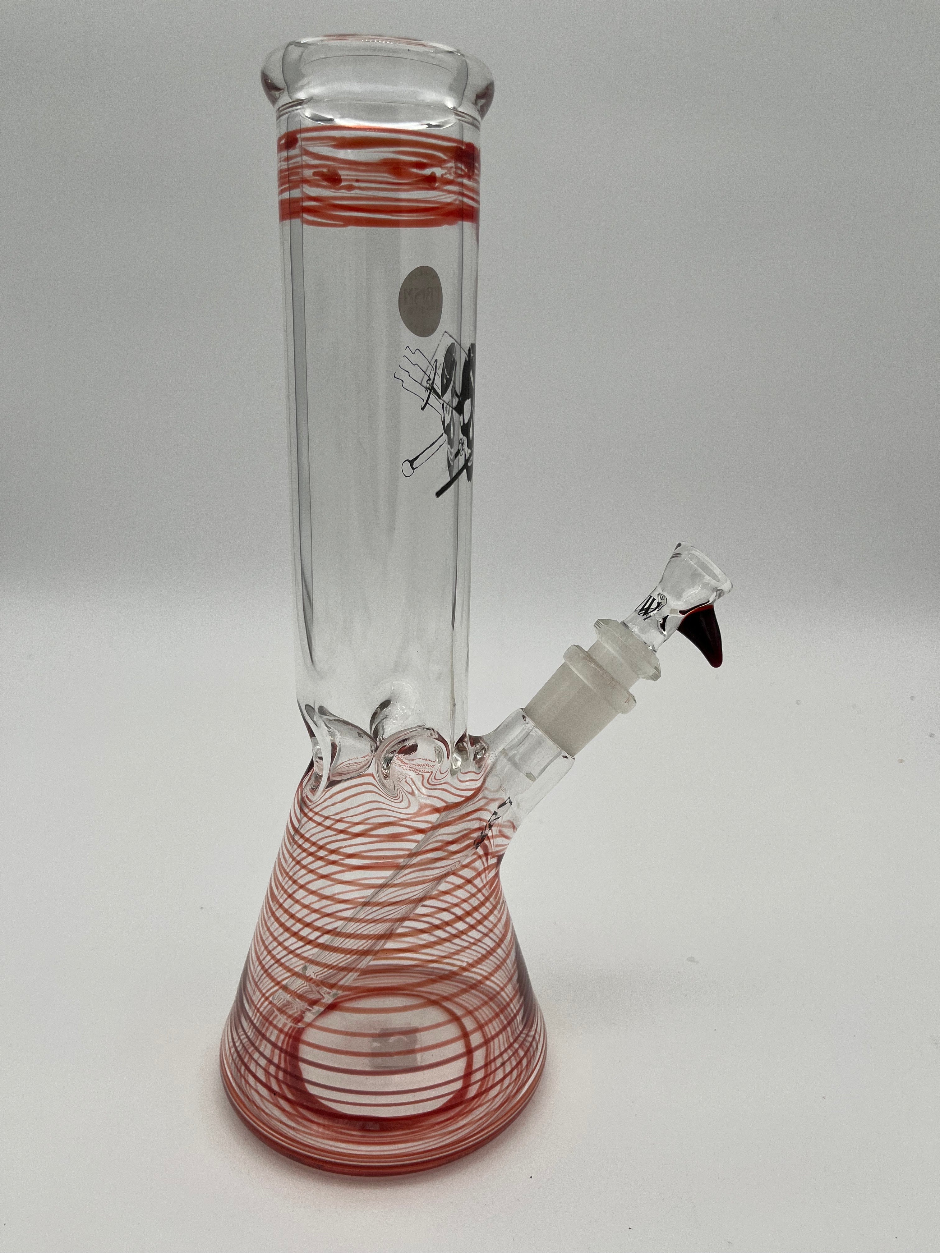 Prism Glassworks 11" Red Beaker