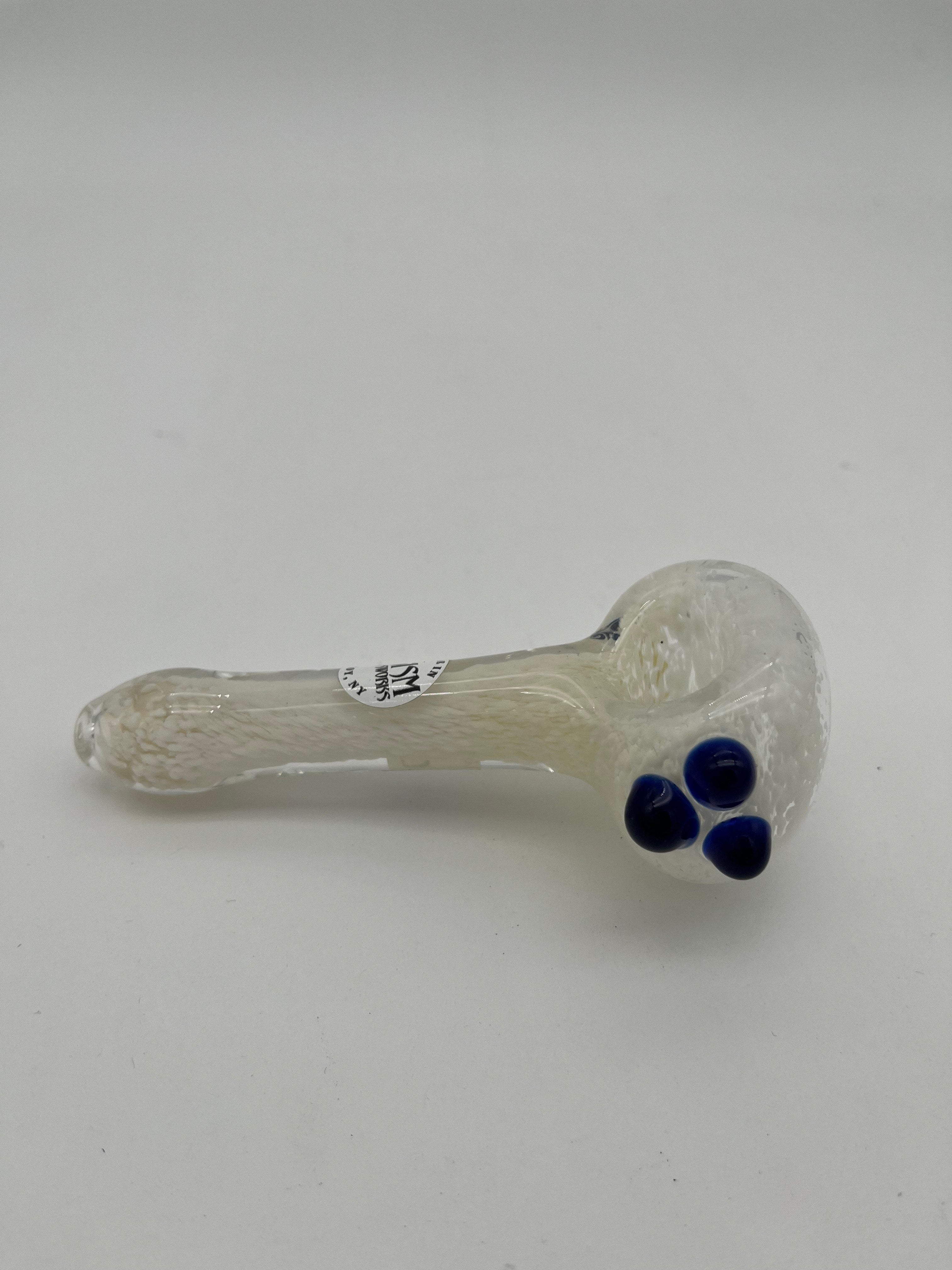 Prism Glassworks White Frit Pipe