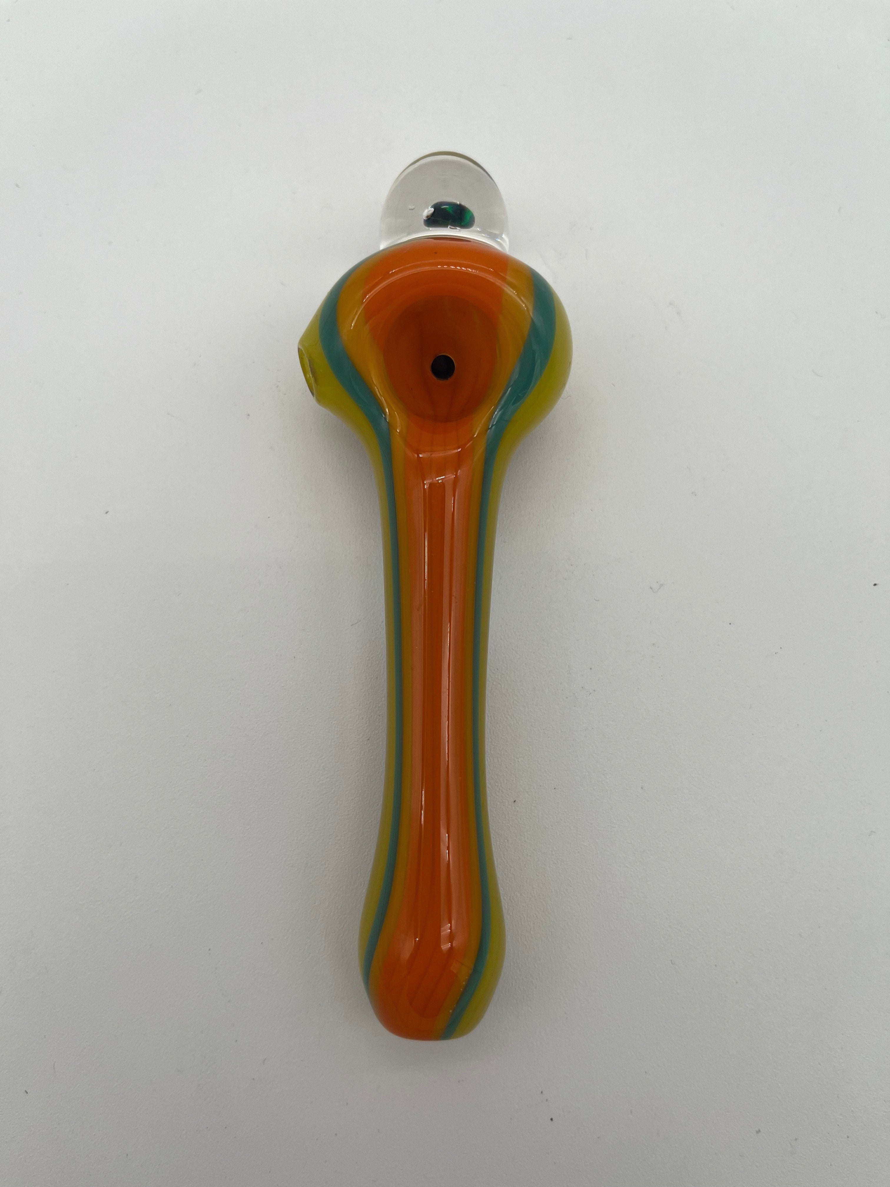 Ottone Glassworks Handpipe With Opal