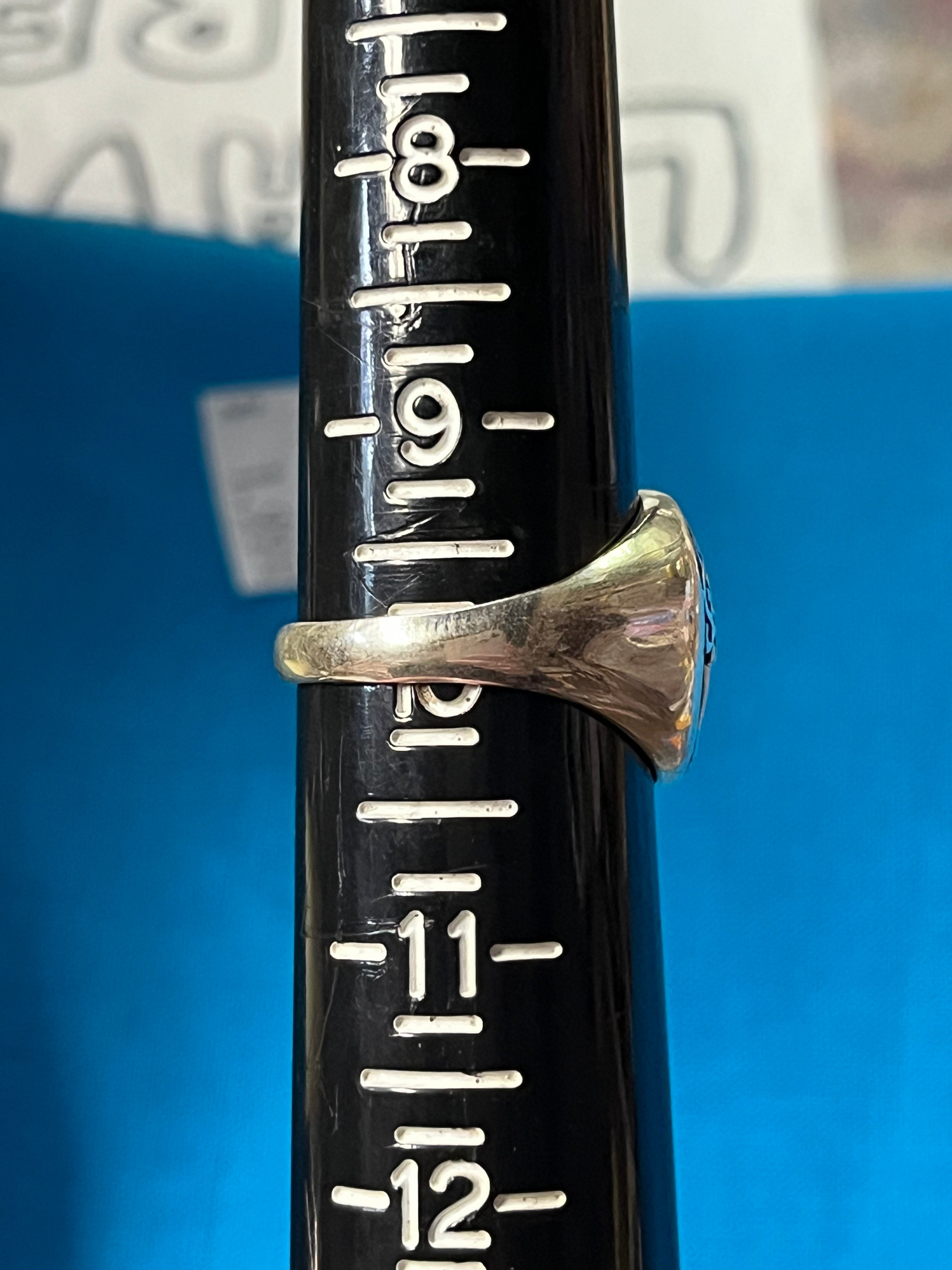 Tree Of Life Silver Ring Size 10