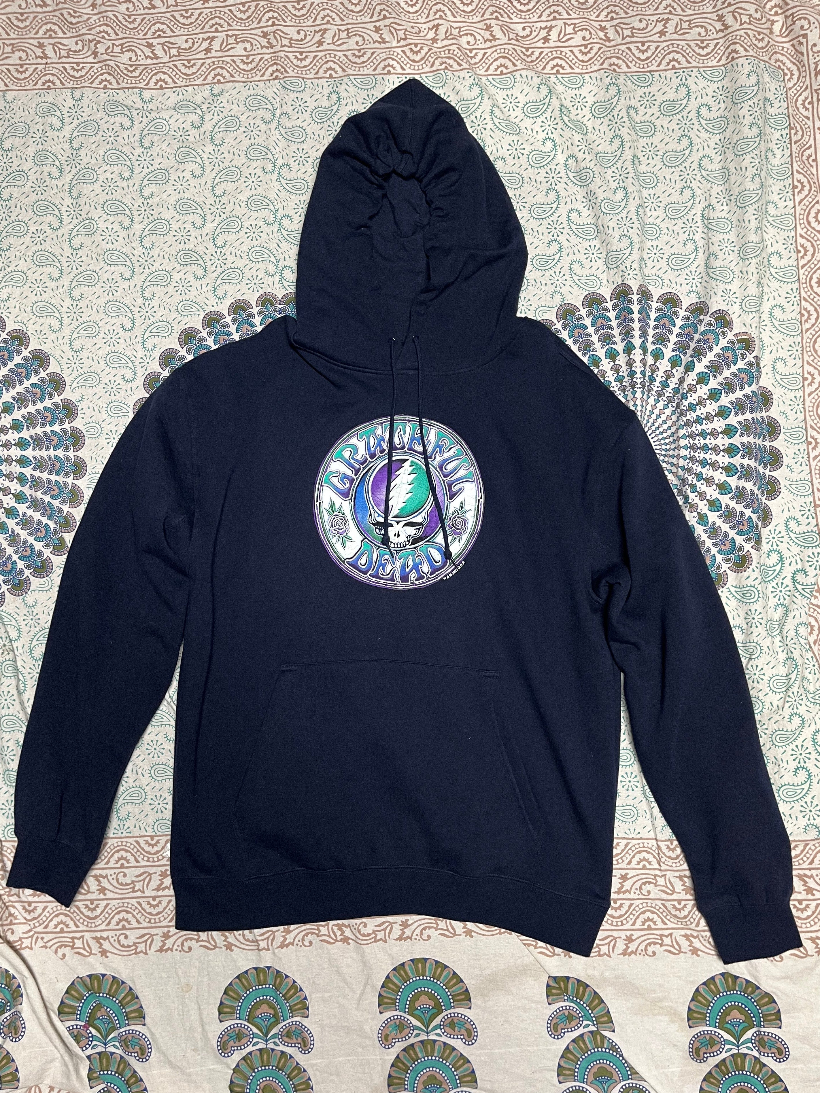 Grateful Dead Cool Toned Stealie Hoodie XL