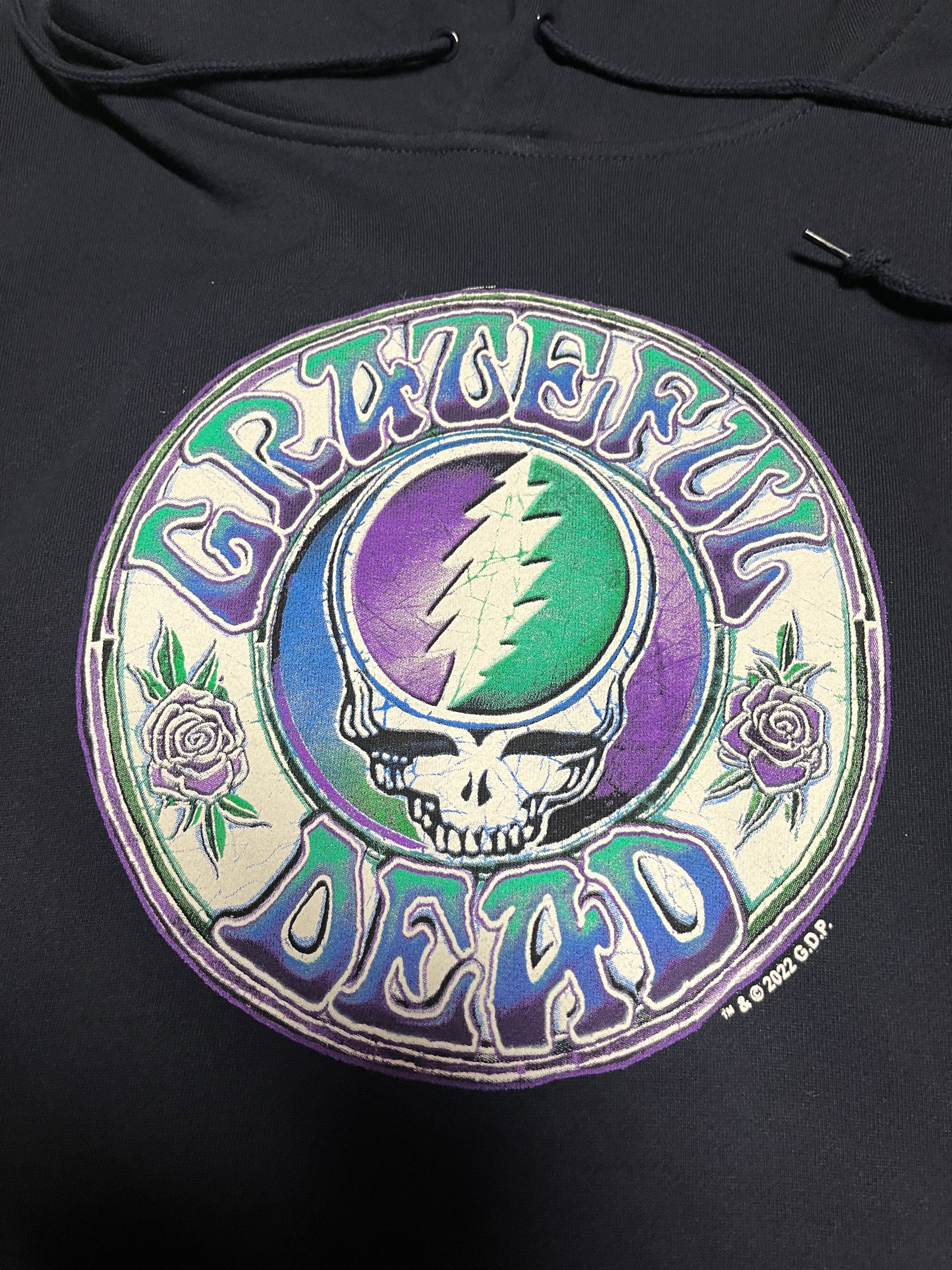 Grateful Dead Cool Toned Stealie Hoodie XL