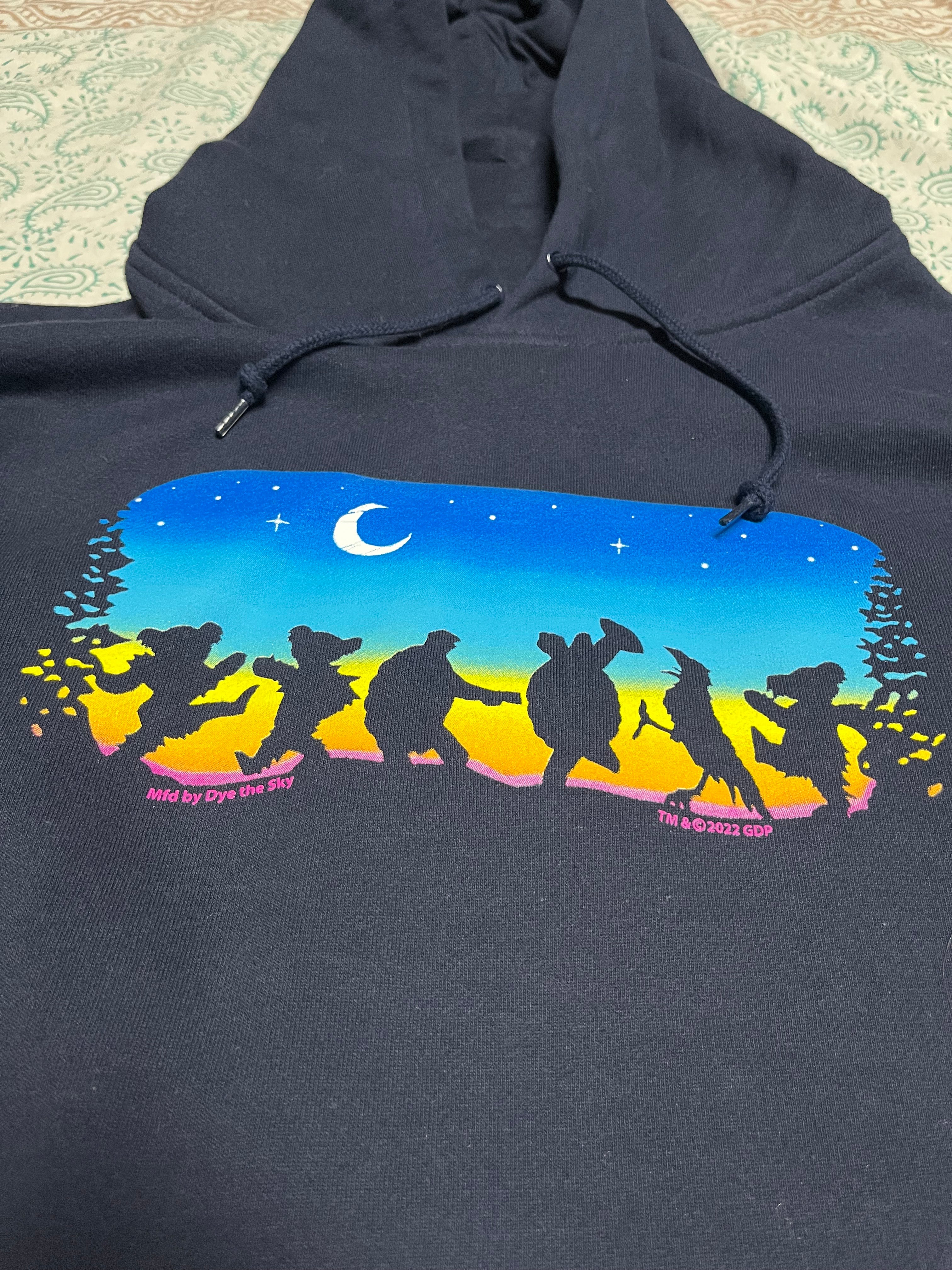 Grateful Dead Navy Blue Turtle Hoodie XL