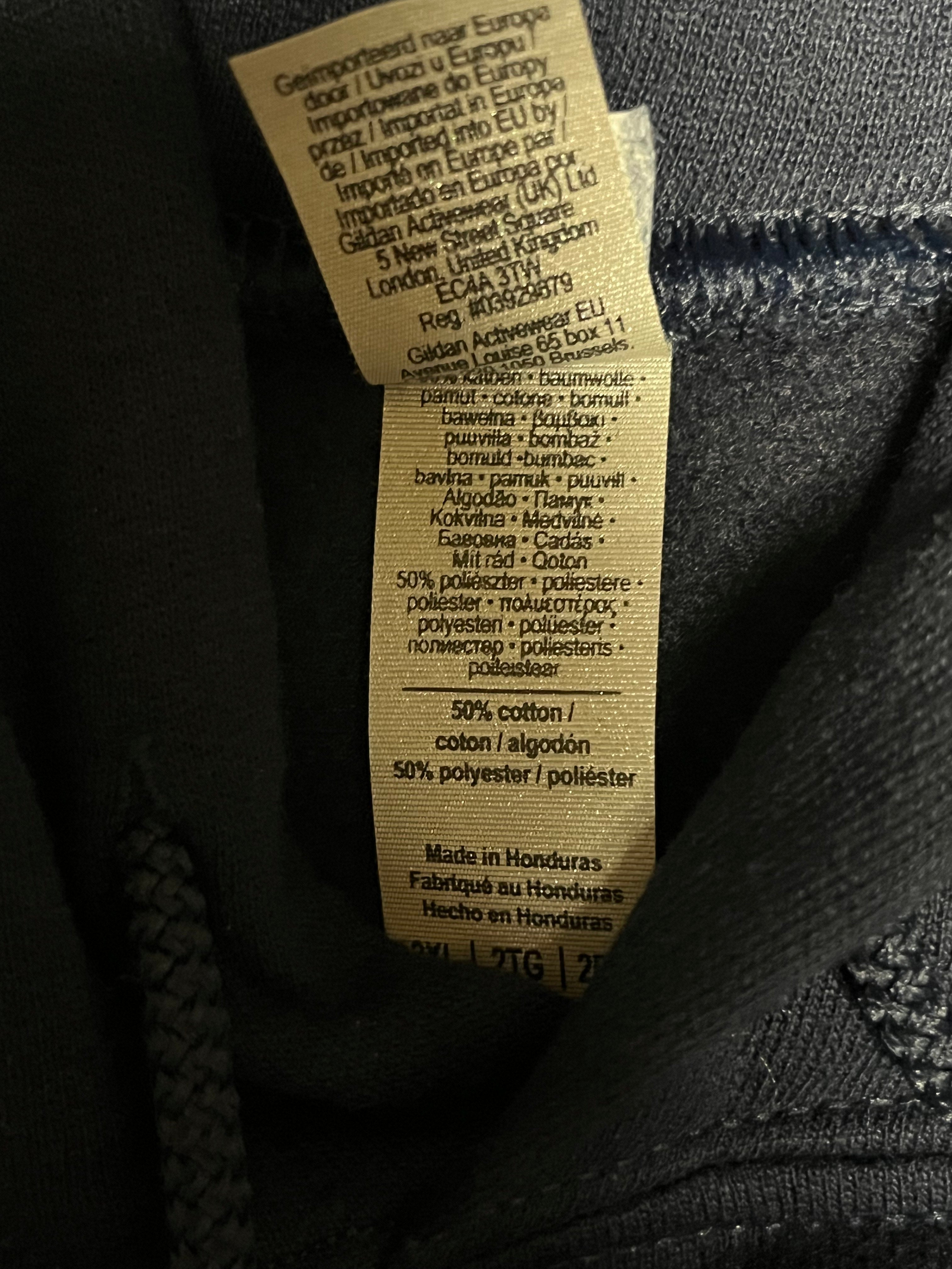 Grateful Dead Navy Stealie & Bears Hoodie 2XL