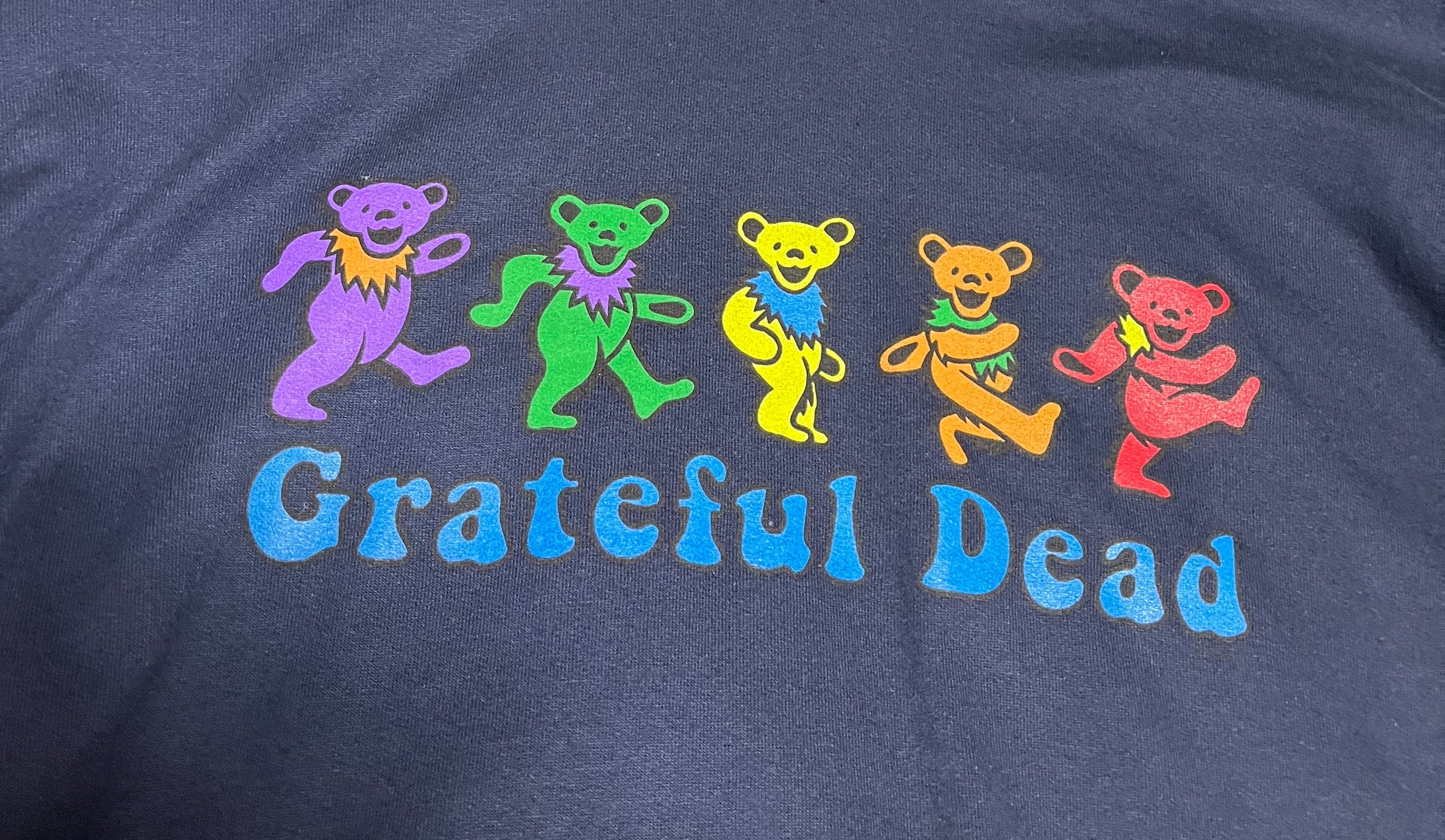Grateful Dead Blue Dancing Bears Hoodie XL