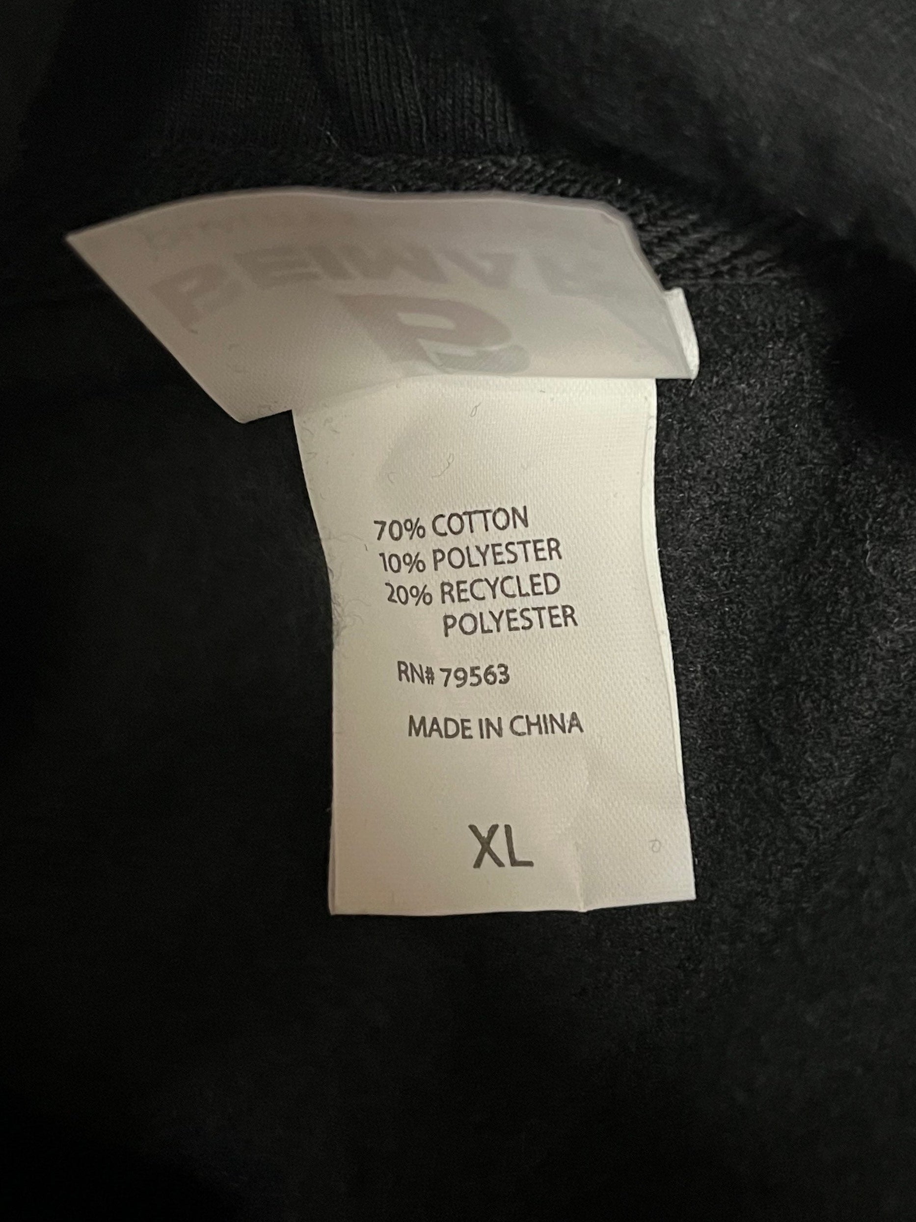 Grateful Dead Black Jerry Moon Hoodie XL