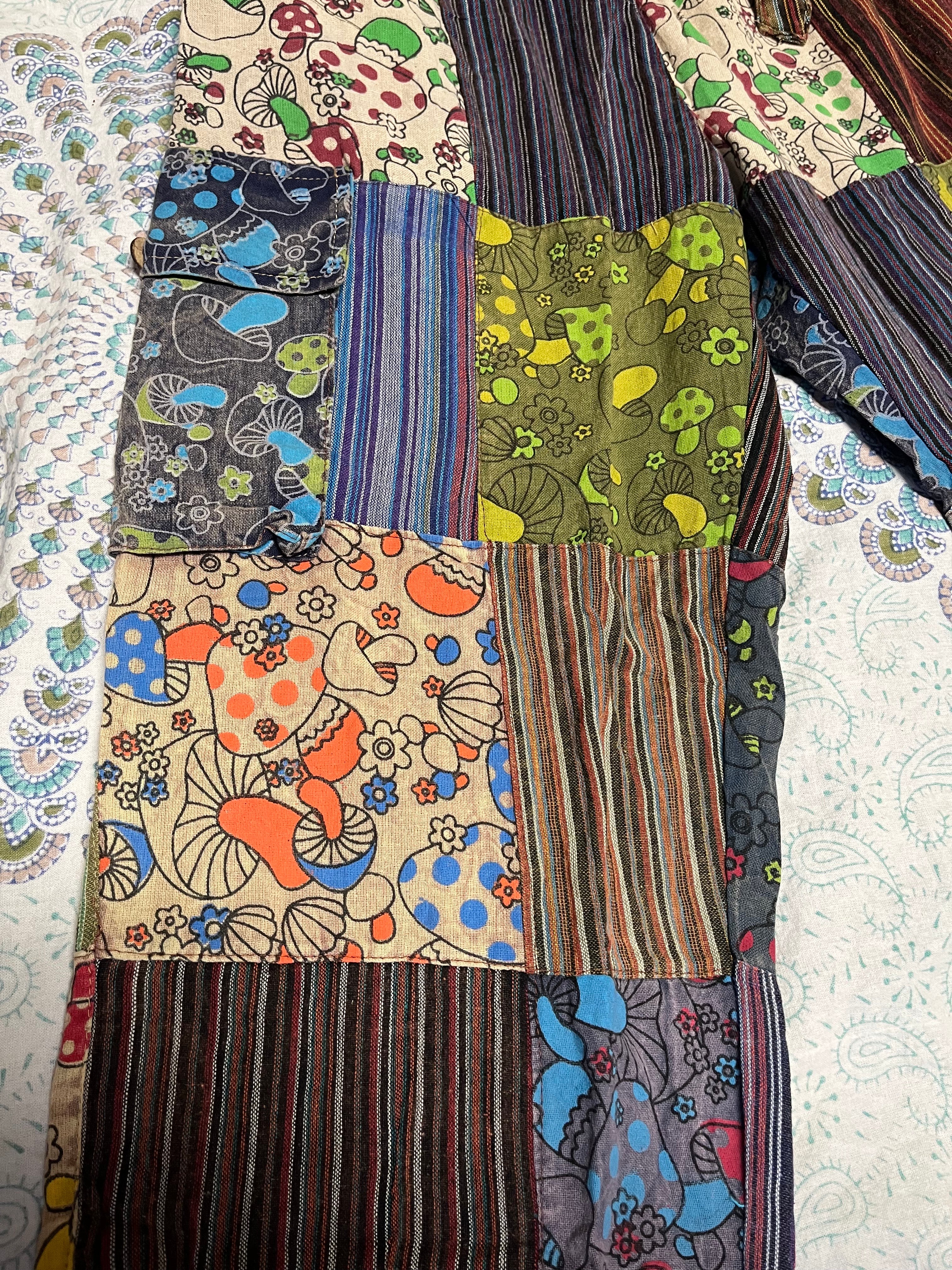 Unique Patchwork Pants - Small