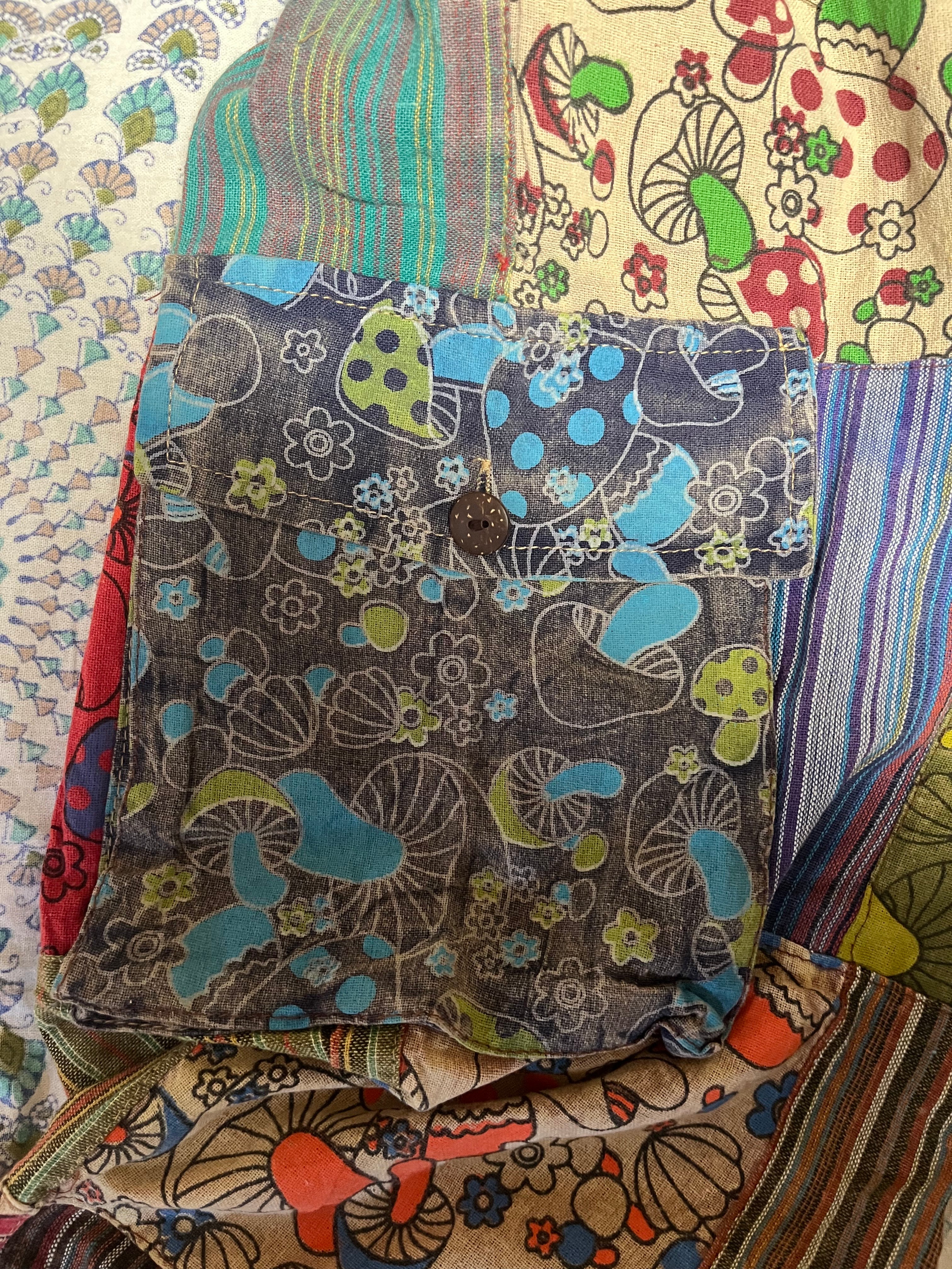 Unique Patchwork Pants - Small