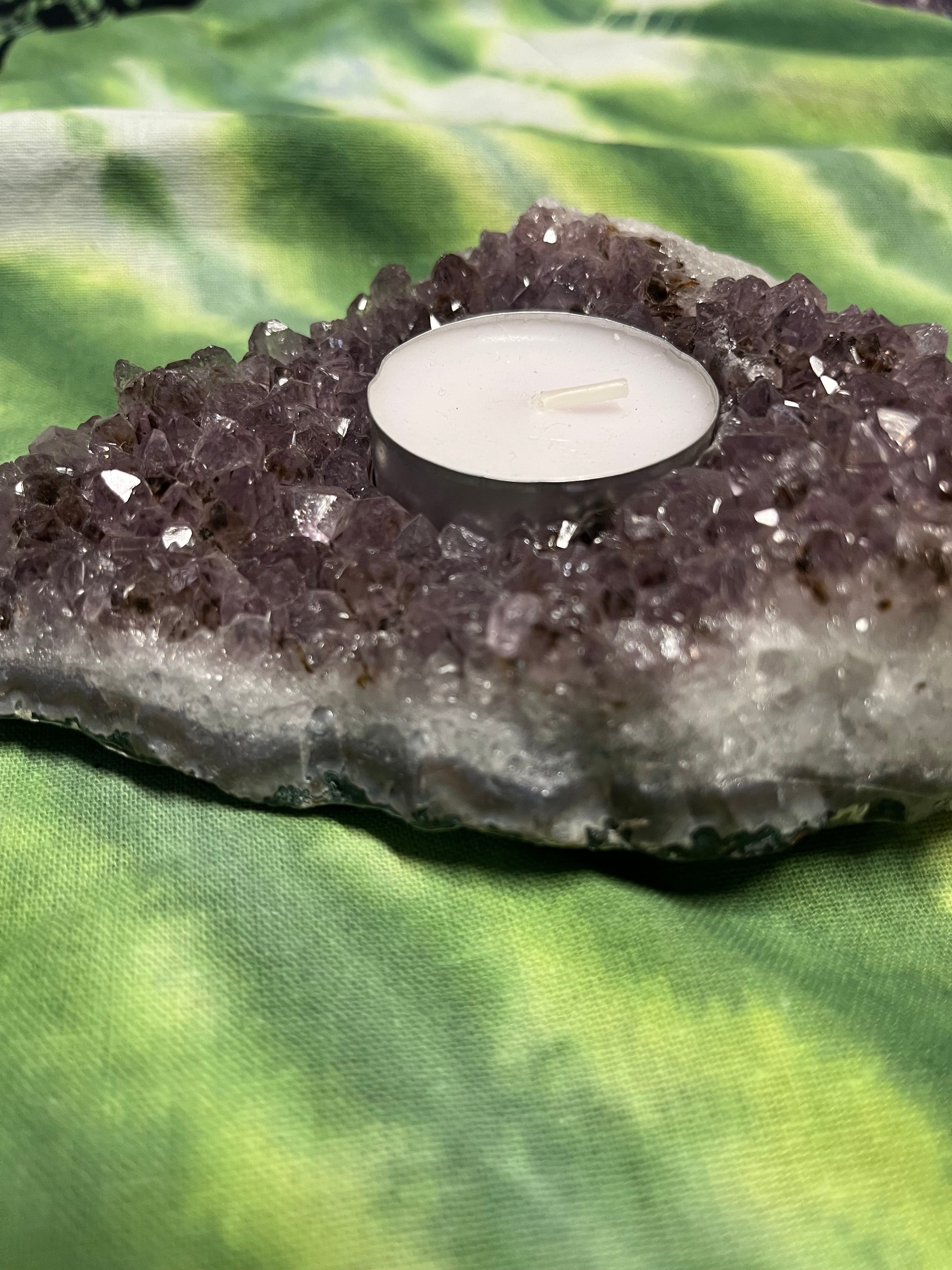 Amethyst Tealight Candle Holder