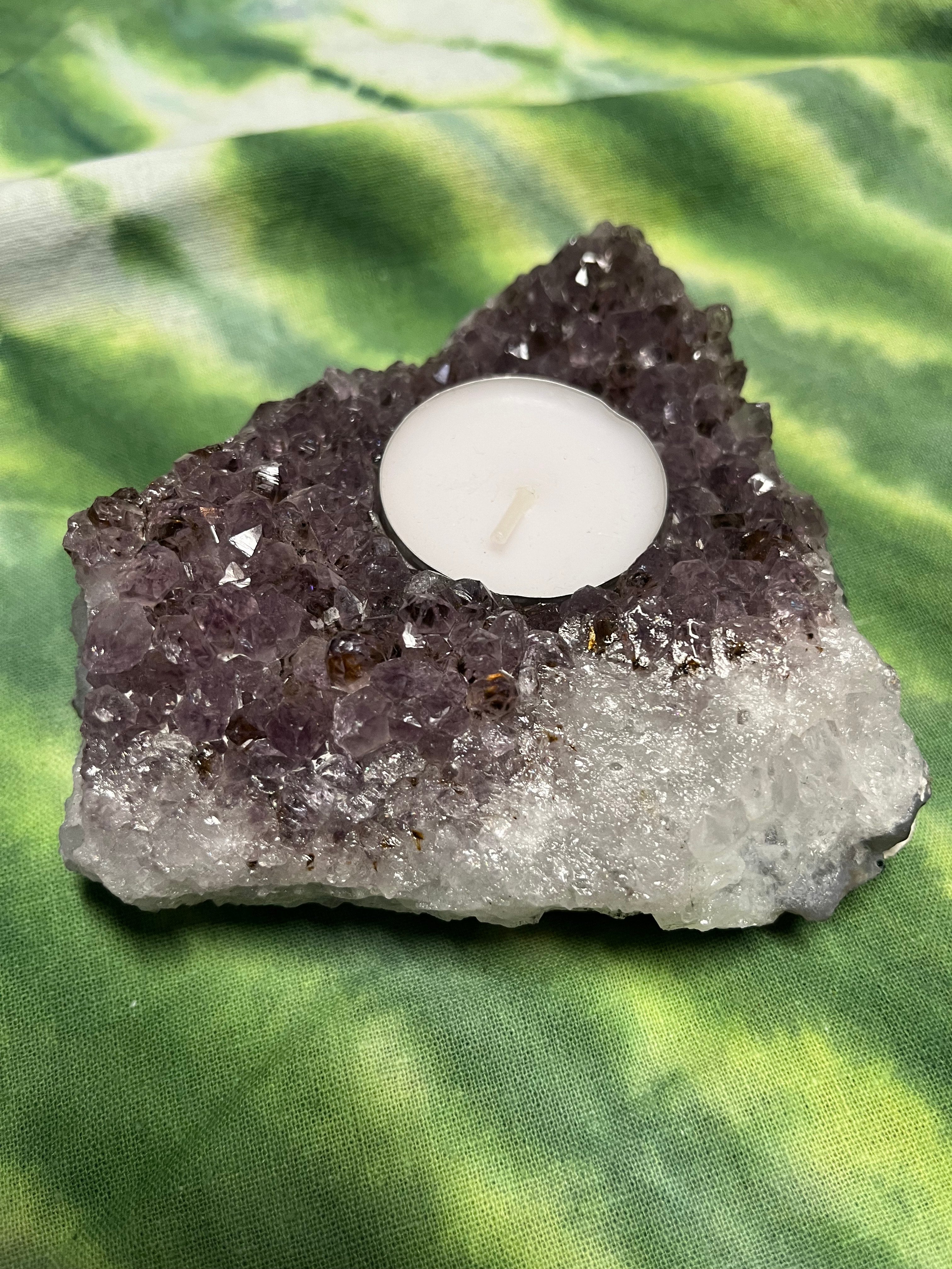 Amethyst Tealight Candle Holder