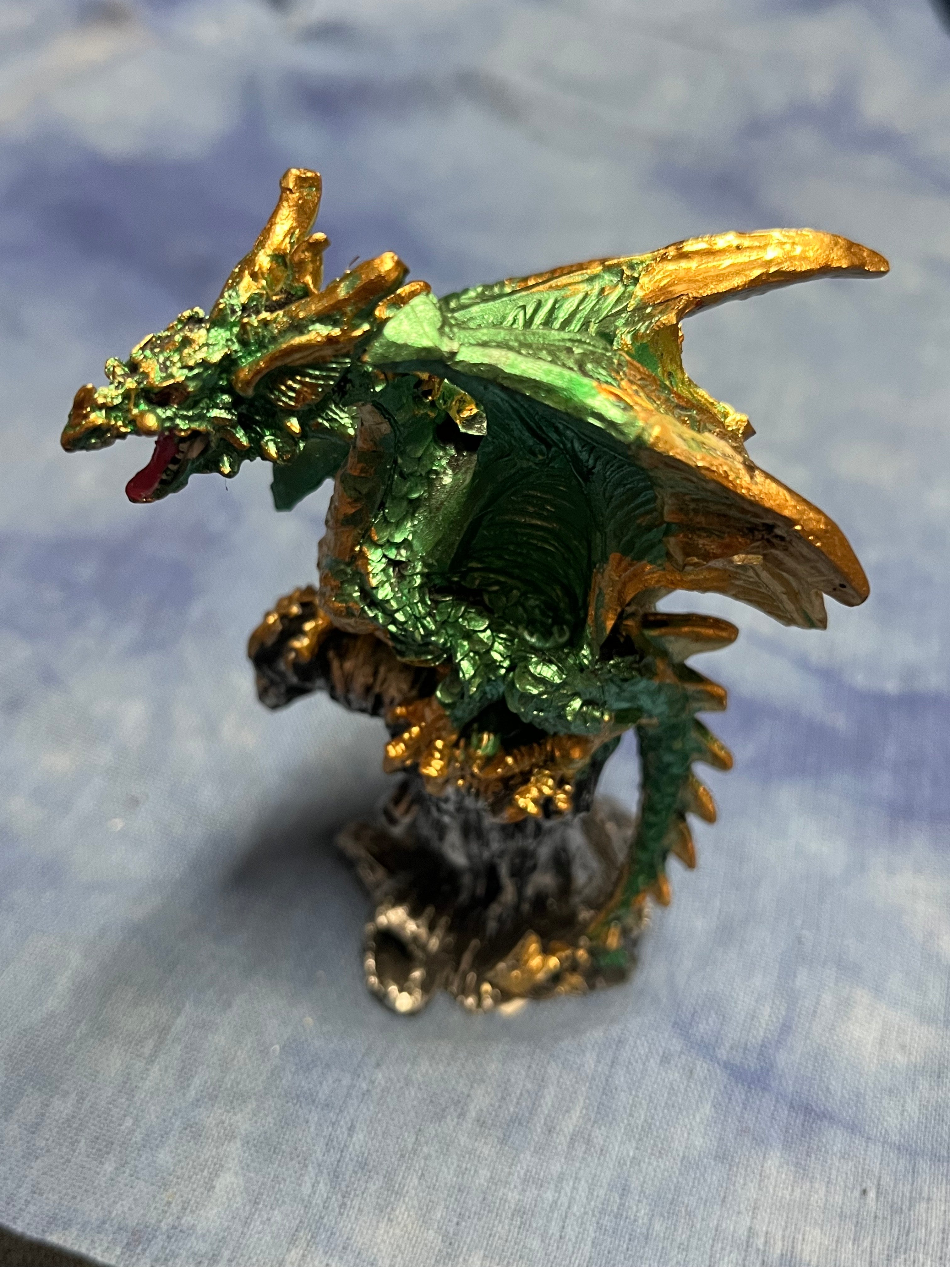 Small Green Dragon Figurine