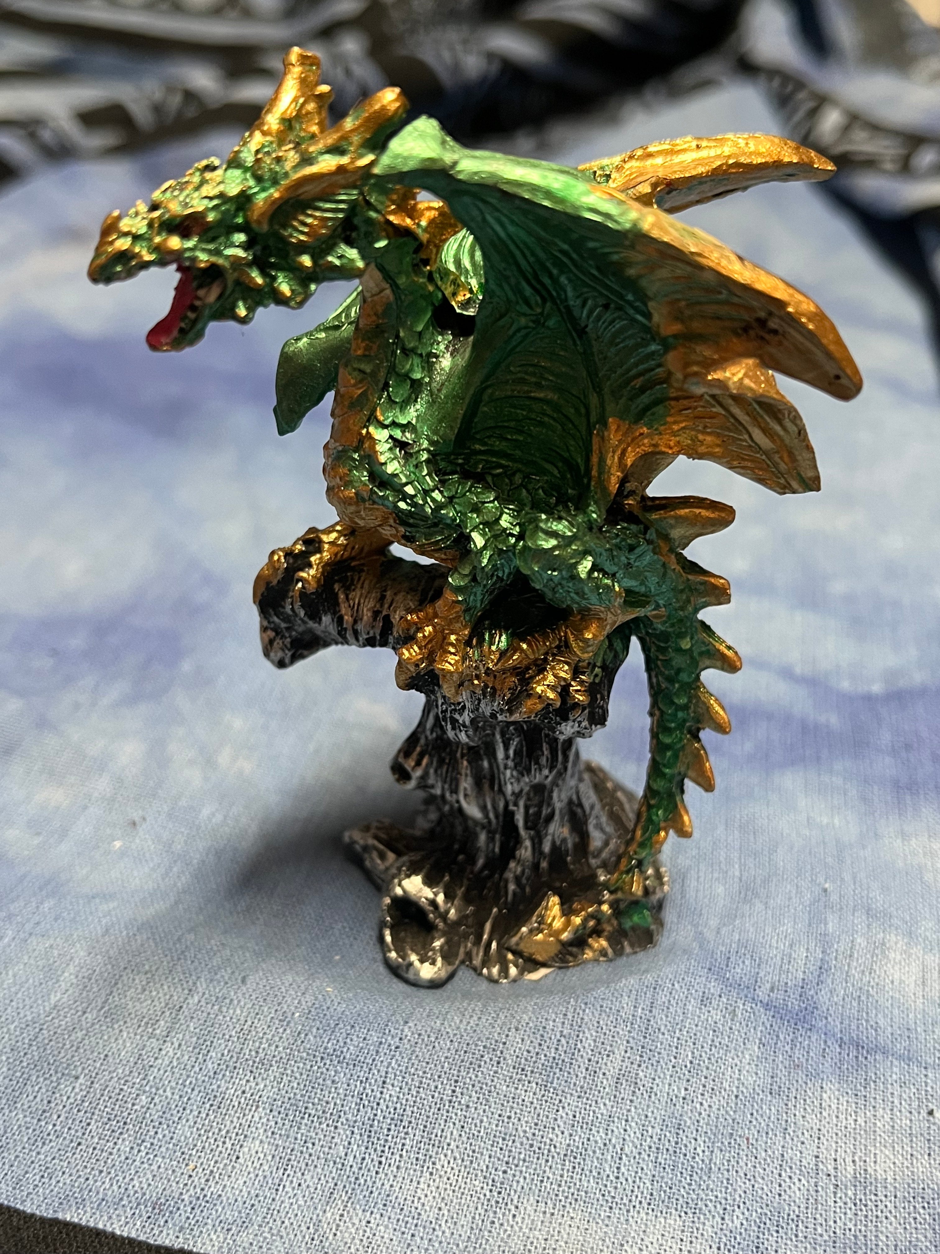 Small Green Dragon Figurine
