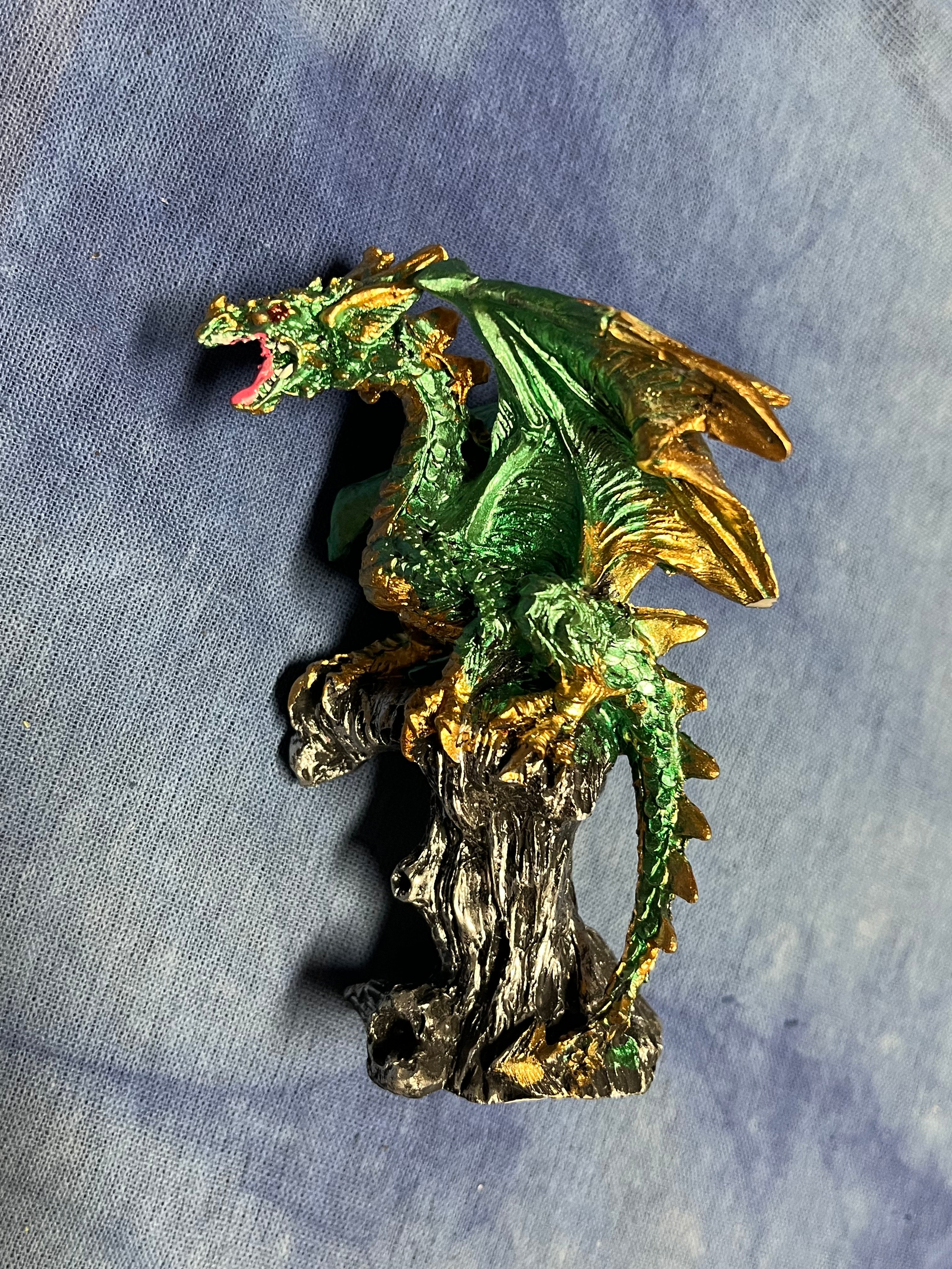 Small Green Dragon Figurine
