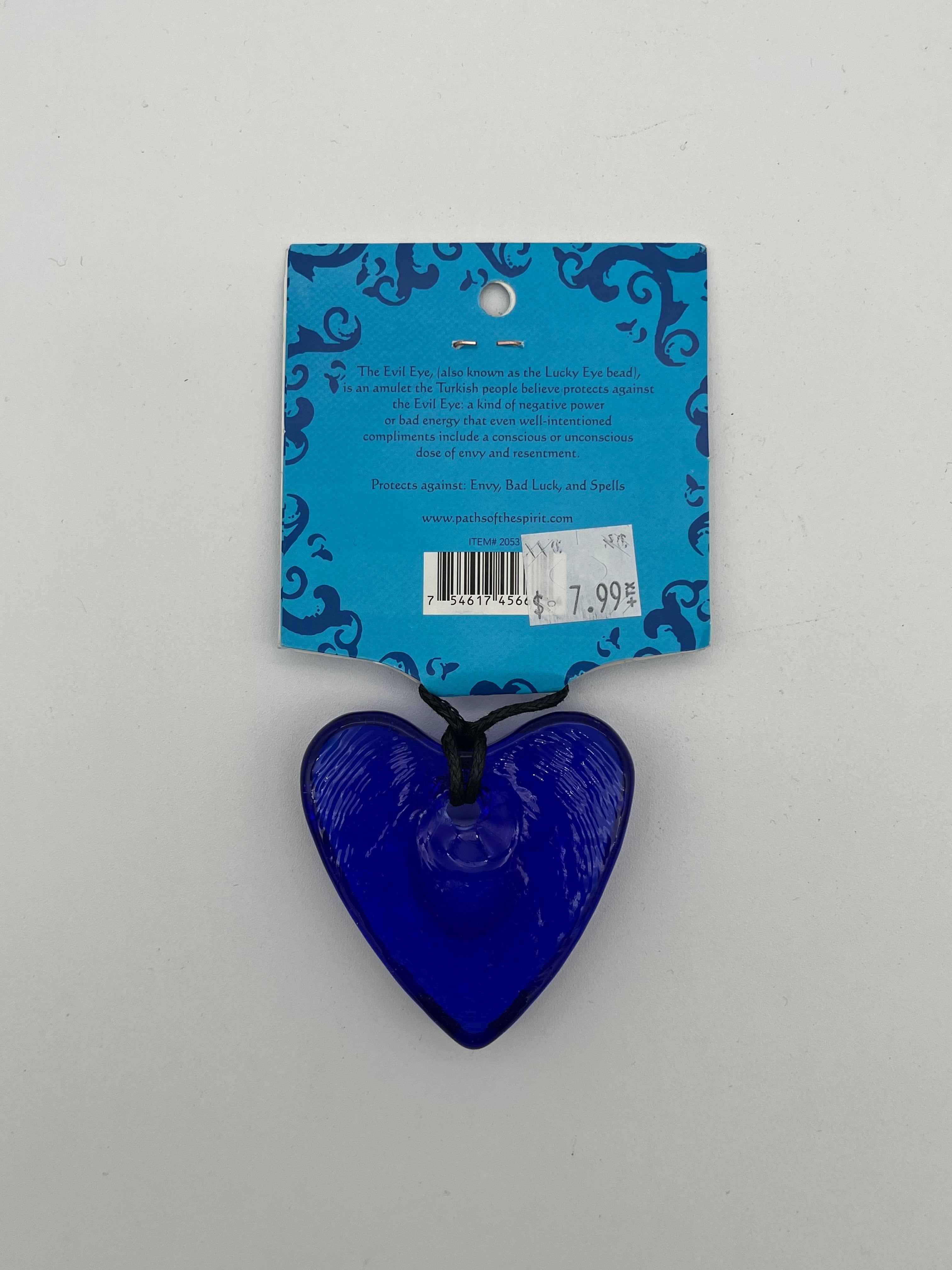 Evil Eye Hanging Heart Decor
