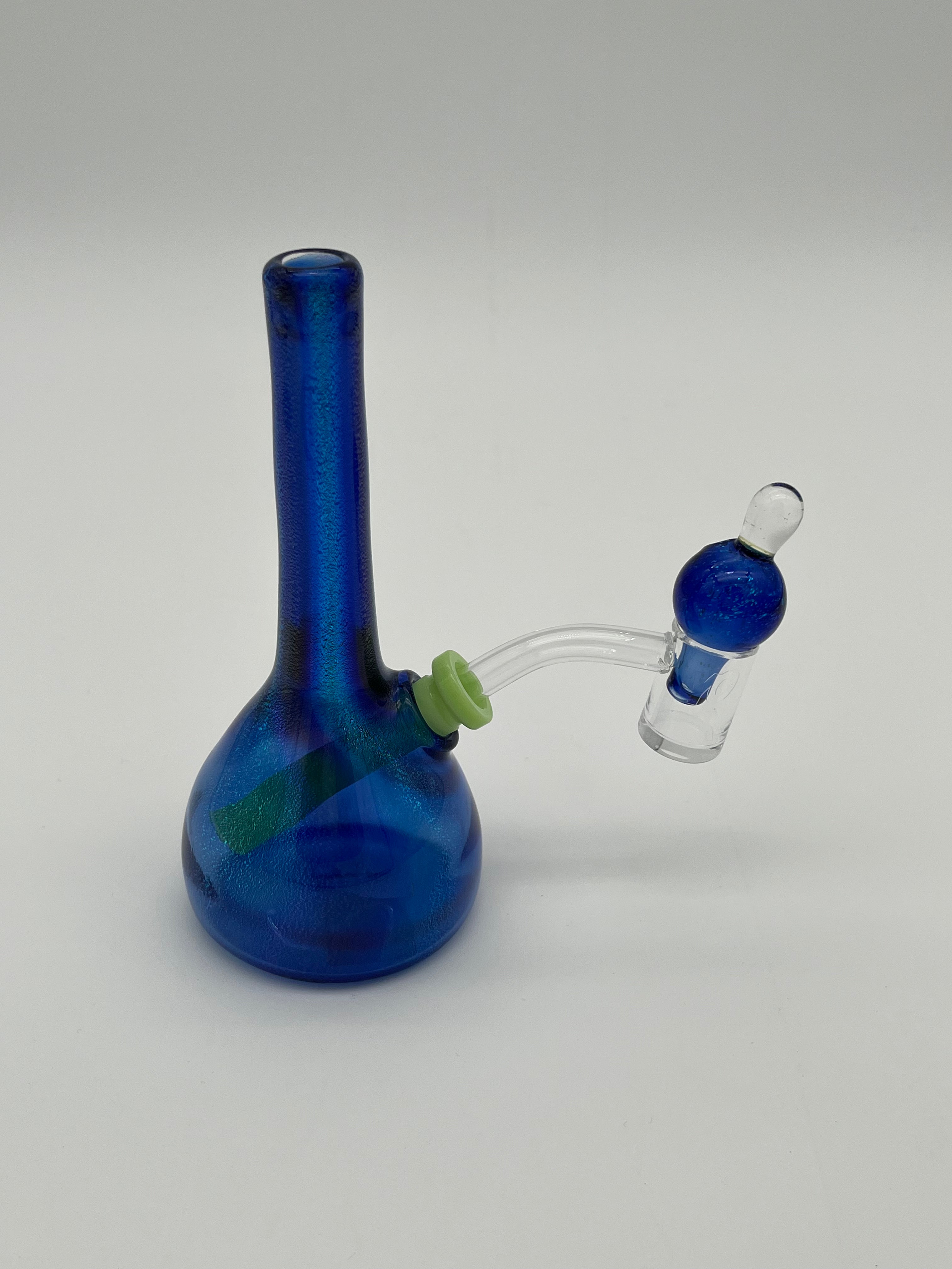 Ottone Glassworks Dichroic Blue Mini Rig Set