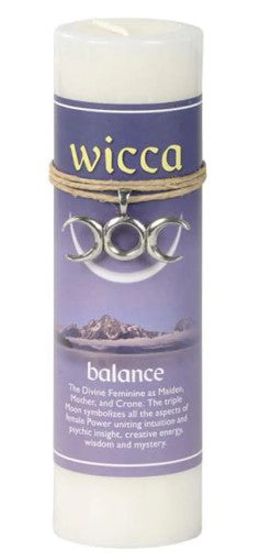 Wicca Pillar Candle