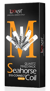 Lookah Seahorse Mixed 5 Pack of Quartz Coils