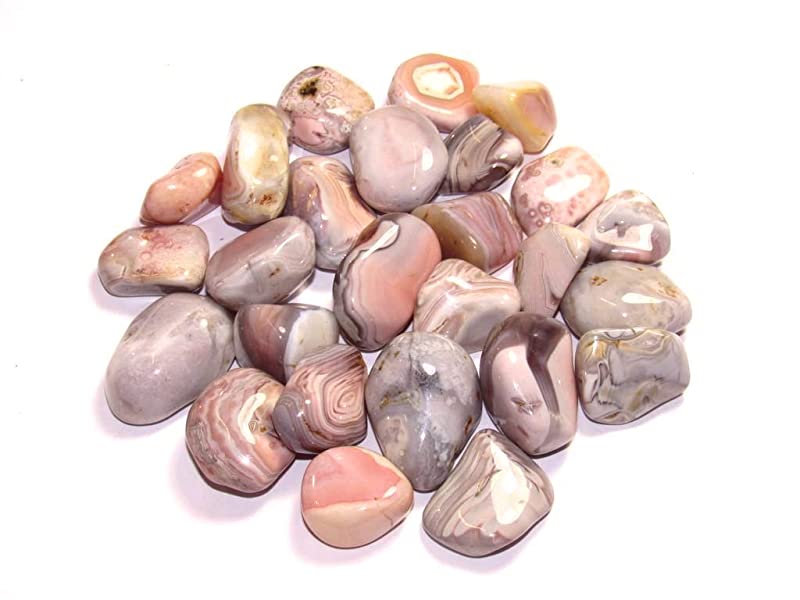 Tumbled Pink Botswana Agate