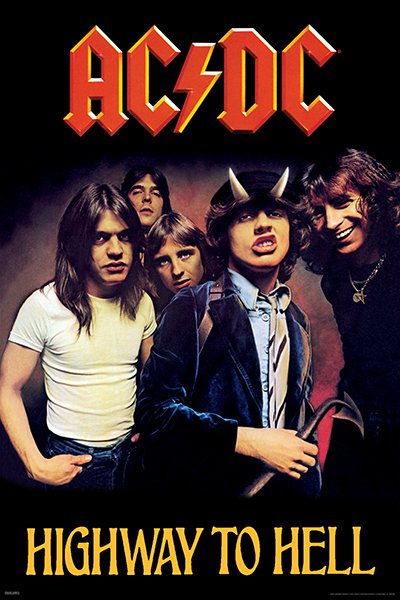AC/DC Highway to Hell Poster