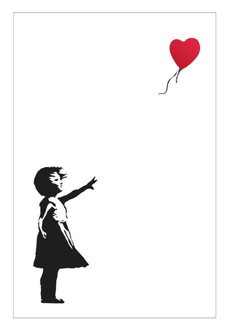 Balloon Girl Banksy Poster