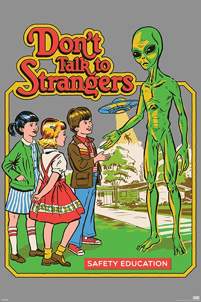 Don't Talk to Strangers Stephen Rhodes Poster